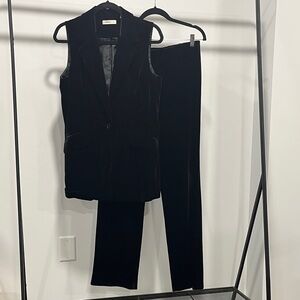 Coldwater Creek Black Pantsuit Set
